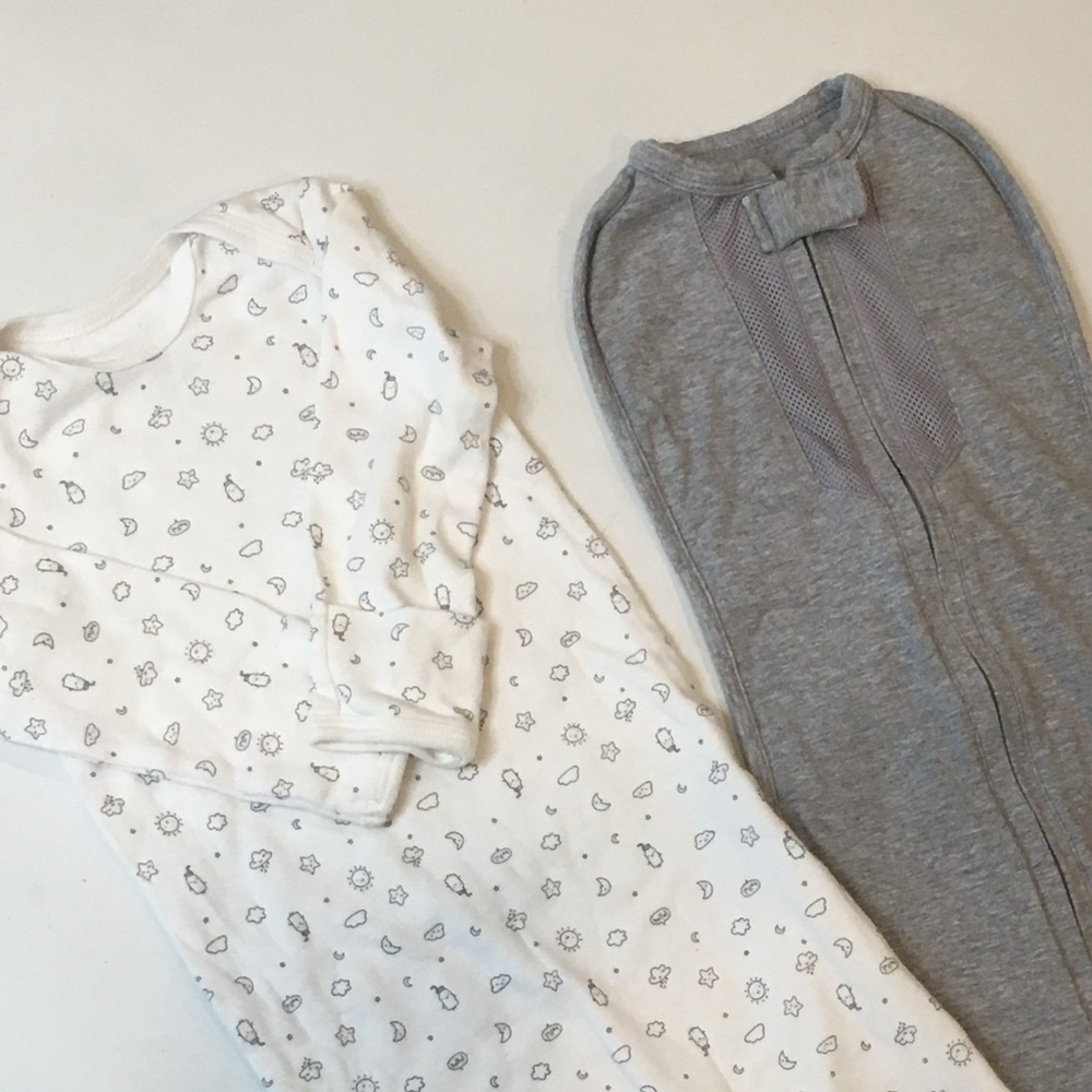 Comfort & Harmony | Gray Baby Sleep Sacks